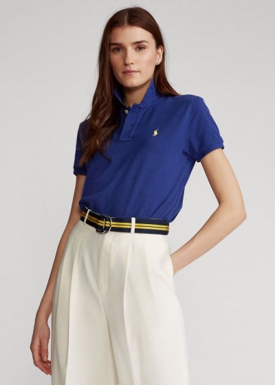 Women's Polo Ralph Lauren Classic Fit Mesh Polo Shirts | 154209TVP